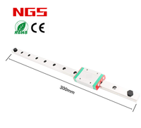 Rail de guidage linéaire MGN12 300 mm, bloc coulissant MGN12H pour imprimante 3D, machine CNC (type H) 3 kg