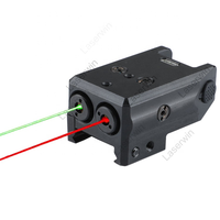 Mini viseur laser rouge et vert réglable pour la chasse, combo de localisation, faisceau laser tactique violet