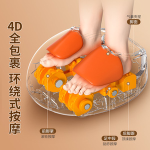 เครื่องนวดเท้าไฟฟ้า AUX สีทอง นวดฝ่าเท้าอัตโนมัติเต็มรูปแบบ พร้อมระบบทำความร้อน ควบคุมเวลาได้ สำหรับบรรเทาอาการปวดเท้าและขา - Product Image 5