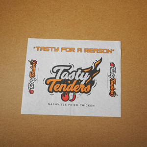 Giá Thấp Tùy Chỉnh In Ấn Logo Cấp Thực Phẩm Không Thấm Mỡ Giấy Bao Bì Bánh Hamburger Bánh Sandwich Dùng Một Lần Không Thấm Mỡ Giấy - Product Image 3