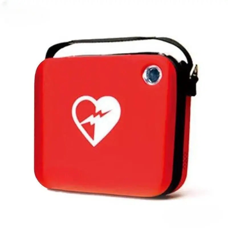 Custom Aed Defibrillator Slanke Draagtas EHBO Hard Shell Case Rode Medische Tas