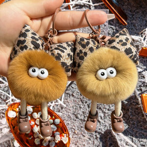 Llavero de Peluche con Forma de Lazo y Estampado de Leopardo, Accesorio para Bolsos, Colgante 3D, para Manualidades, Venta al Por Mayor - Product Image 2