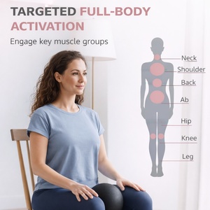 <span class=keywords><strong>Ballon</strong></span> d'exercice anti-éclatement OEM mini <span class=keywords><strong>de</strong></span> 8 pouces en PVC gonflable <span class=keywords><strong>pour</strong></span> Pilates, Yoga, renforcement du tronc et thérapie physique - Product Image 4