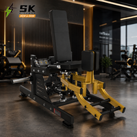 Machine à extensions de jambes assises SK, machine à curls de jambes, machines à charges guidées, équipement de gym professionnel pour l'entraînement de la force des membres inférieurs