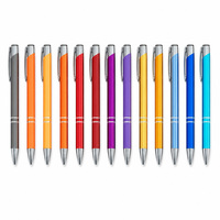 Stylo bille en métal aluminium 1,0 mm personnalisable avec logo, idéal pour les entreprises, les bureaux et la publicité (vente en gros)
