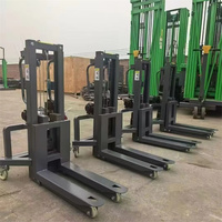 Tragbarer kleiner Gabelstapler Kleiner Fracht aufzug Mini Stapler 300kg Gabelstapler Stapler Kranhubwagen
