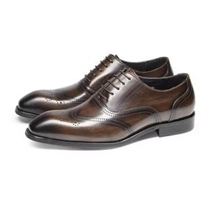 Zapatos de Vestir de Cuero Genuino para Hombre, con Punta Cerrada y Estilo Slip-On, Zapatos de Boda de Alta Calidad - Product Image 5