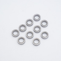 Roulements à billes en acier inoxydable à une rangée S687, précision P6, jeu C3, étanchéité ZZ, lubrification au gras, longue durée de vie, Trimetal