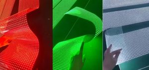 RGX P16 240*1000mm 3000CD 64*15 puntos precio de fábrica pantalla de publicidad autoadhesiva pantalla transparente de ventana de vidrio ultrafino - Product Image 4