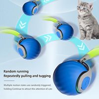 Nouveau design 2.0, jouet interactif pour animaux de compagnie, balle intelligente à gravité automatique, écologique, rechargeable, rapide, pour chien et chat