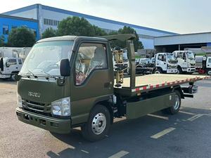 Camion de dépannage léger <span class=keywords><strong>vert</strong></span> olive avec rampe arrière hydraulique pour le sauvetage routier gouvernemental - Product Image 4