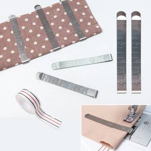 20 pcs thép không gỉ viền Clip 3 inch Đo lường Cai Trị <span class=keywords><strong>Quilting</strong></span> may Nguồn cung cấp cho vải Clip với 2 pcs đường may Băng - Product Image 1