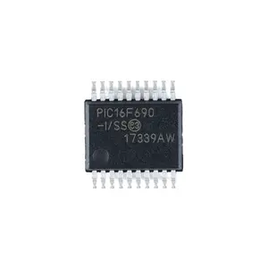 集積回路PIC16F690-I/SS SSOP-20マイクロコントローラ8ビットチップ新品オリジナル