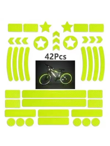 Autocollants et <span class=keywords><strong>bandes</strong></span> réfléchissants fluorescentes de sécurité pour casques de moto et de voiture, pour le commerce électronique transfrontalier, garantie 1 an - Product Image 2