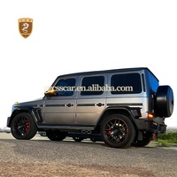 Kit carrosserie style BB 800 pour Mercedes Benz Classe G W465 en matériau PP : Lame avant, Calandre avant, Capot moteur, Pare-chocs arrière, Aileron arrière