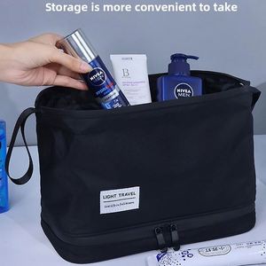 <b>Men</b> <b>Toiletries</b> Portable Travel Cosmetics Large Capacity Waterproof Cosmetic <b>Bag</b> Business Trip Storage Promotion Logo - Product Image 4