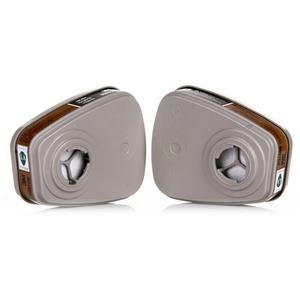 فلتر تنفس 3M بني 6001CN، فلتر كربون نشط للحماية من الأبخرة العضوية والمواد الكيميائية، خراطيش فلتر 6000/7000، ملحقات - Product Image 4