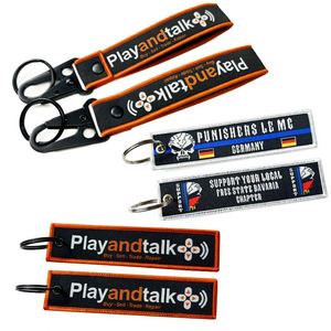 2025 New Custom <b>Anime</b> Embroidered Woven Mountaineering Buckle Key Hanging Eagle Beak Lanyard Short Strap <b>Keychain</b> - Product Image 3
