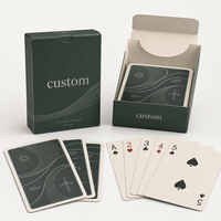 Cartes à jouer promotionnelles écologiques personnalisées avec emballage en boîte sur mesure pour événements B2B, cadeaux et activation en vente au détail
