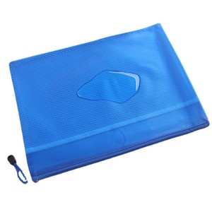 حقيبة ملفات بسحاب من البلاستيك الشفاف <span class=keywords><strong>PVC</strong></span> بنمط شبكي، مقاومة للماء، بأحجام A4 وB5 وA5، للبيع بالجملة - Product Image 3