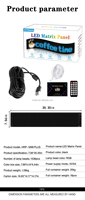 Panel de Matriz de Luces LED Programable por Aplicación USB 5V 16*96, Letrero Electrónico para Autos y Tiendas
