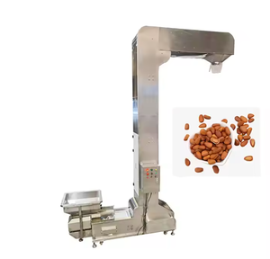 Gebrauchte automatische vertikale Lifter Typ Getreides chaufel Förderer Lebensmittel qualität Edelstahl Z Typ Industrie Eimer Aufzug verstellbar