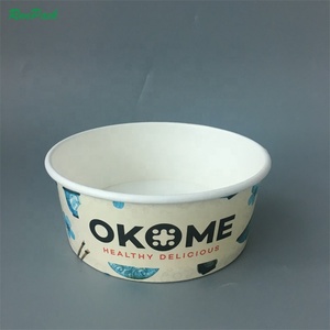 Embalaje <span class=keywords><strong>de</strong></span> comida con impresión personalizada, Papel Kraft desechable, 18, 25, 35, 40 y 46 oz, cuenco <span class=keywords><strong>de</strong></span> ensalada con tapa para mascotas, <span class=keywords><strong>precio</strong></span> <span class=keywords><strong>de</strong></span> fábrica - Product Image 6