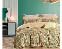 Ensembles de couvre-lit d'été en coton imprimé 7 pièces-Collection de couettes et taies d'oreiller personnalisées