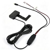 Antenne de voiture numérique DAB à gain élevé avec câble de 3 m et impédance de 75 ohms, en stock