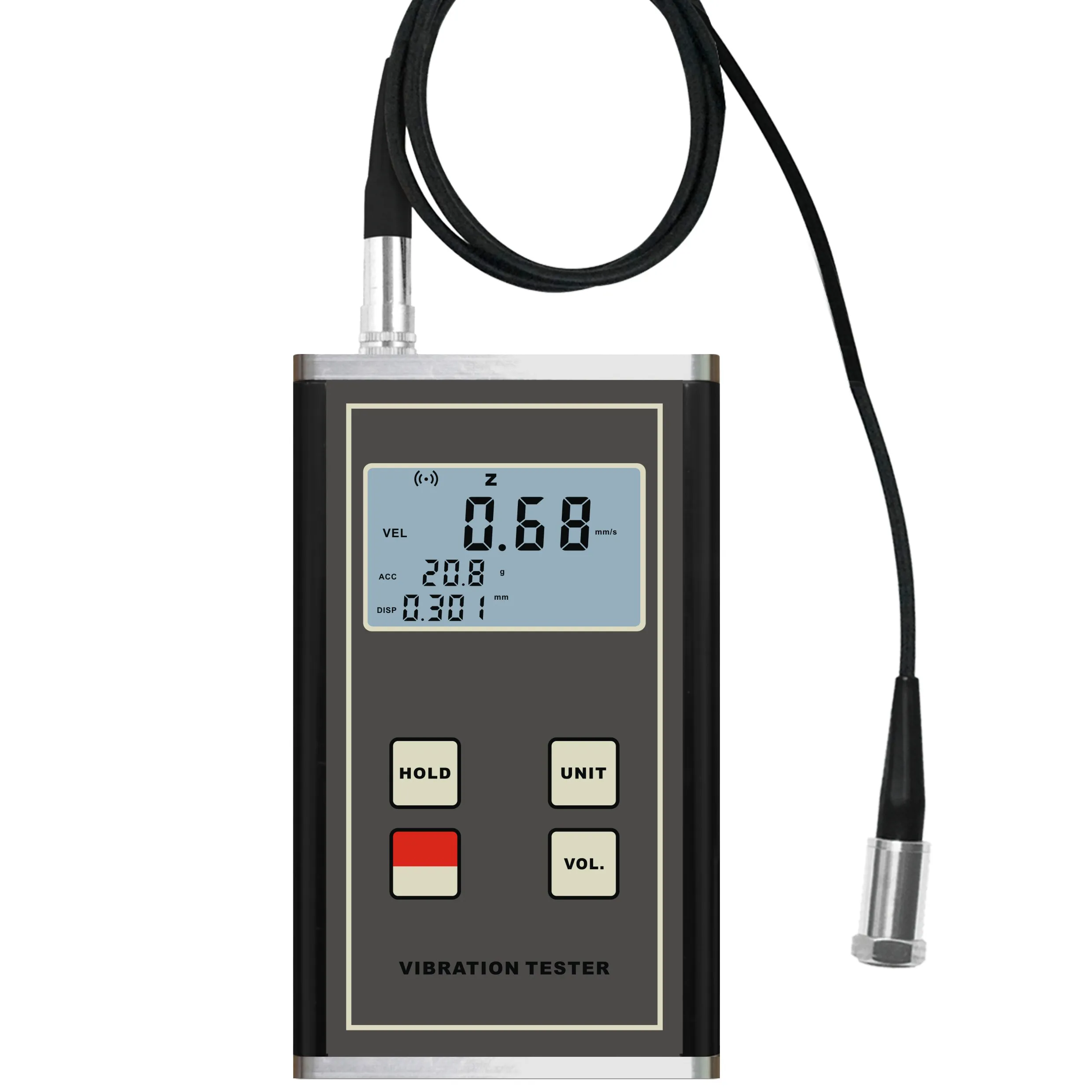 LANDTEK VM6370 Medidor de vibraciones de alta precisión Equipo de medición de vibraciones