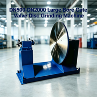 Machine de rectification et d'affûtage de disques de vannes à grande ouverture DN500-DN2000 pour la réparation des surfaces d'étanchéité