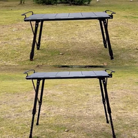 Table de cuisson multifonctionnelle pour barbecue pour camping en plein air Ensemble de table et de chaise IGT Table et chaise de barbecue portable ultra-légère