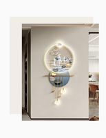 Moderne Dernière LED 3D Décoration Murale Art Mural Peinture Acrylique Lumière Paysage Nature Morte Peinture