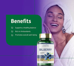 OEM ODM saf doğal bitkisel yabanmersini özü takviyesi yabanmersini özü kapsül - Product Image 2