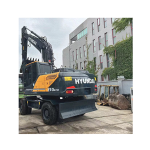 Excavatrice HYUNDAI d'origine d'occasion à bas prix hyundai 210w-9t excavatrices sur pneus 210w-9t 225lc à Shanghai - Product Image 1
