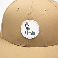 Gorra Trucker de Malla con Visera Curva Personalizada, Parche de Silicona Cosido, Orificios de Ventilación Láser, Poliéster, para Equipos Deportivos, Ajustable, con Cierre a Presión