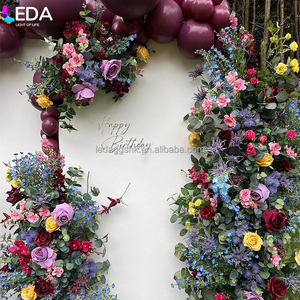LEDA High Quality Outdoor Decoration <b>White</b> Acrylic Set Hanging Flower <b>Balloon</b> Backdrop for Wedding - Product Image 3