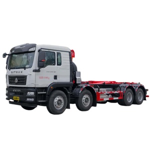 Camión de Basura con Gancho Elevador Sinotruk HOWO/Foton/Dongfeng/Shacman de 18-26 Toneladas, Camión de Basura Hidráulico 8*4 con Gancho Elevador en Venta - Product Image 1