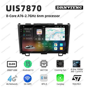 Sistema Multimedia para Auto 7870 2K <span class=keywords><strong>Android</strong></span> 13, Radio Estéreo, Cámara 360, Carplay, DSP, WIFI, 4G, GPS para Honda CRV CR-V 3 <span class=keywords><strong>RE</strong></span> 2006 - 2012 - Product Image 3