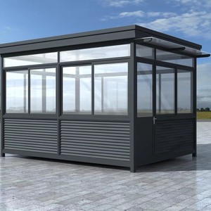 Caseta de Guardia Móvil, Estructura de Acero para Exteriores, Resistente a la Intemperie, para Sistema de Patrullaje de Estacionamientos - Product Image 4