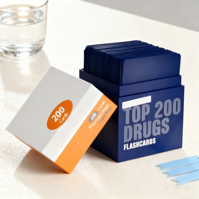 Custom Printing 200 Medical Knowledge Pharmacology Flashcards Flash Cards Learning Flashcard Educational for Test Prep
