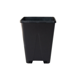 Macetas Cuadradas Modernas de <span class=keywords><strong>7</strong></span> <span class=keywords><strong>Litros</strong></span>, Negras, de PP, Contenedor de Plástico para Árboles y Bayas - Product Image 3