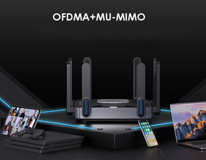 Wavlink เราเตอร์ WiFi 6เมช WN592AX6 <span class=keywords><strong>Wifi6</strong></span> <span class=keywords><strong>AX6000</strong></span>ดูอัลแบนด์ WiFi 6ใหม่พร้อม8เสาอากาศภายนอก2.5G Wan LAN - Product Image 4