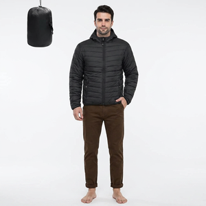 Chaqueta Acolchada de Talla Grande con Logotipo Bordado Personalizado, Chaqueta Acolchada de Alta Calidad a Bajo Precio, Chaqueta de Burbujas para Hombre - Product Image 1