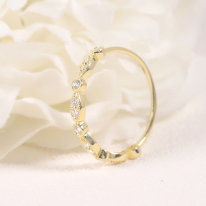 Abiding bijoux professionnels usine laboratoire cultivé diamant alliance <span class=keywords><strong>prix</strong></span> de gros bijoux en <span class=keywords><strong>or</strong></span> <span class=keywords><strong>585</strong></span> <span class=keywords><strong>bague</strong></span> en <span class=keywords><strong>or</strong></span> véritable personnalisée - Product Image 2