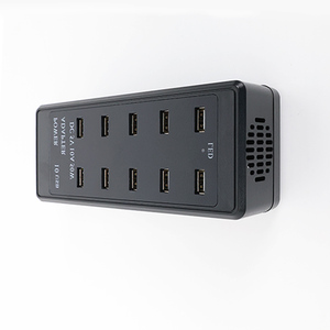 <span class=keywords><strong>Chargeur</strong></span> USB 50W 10 ports pour iPhone iPad <span class=keywords><strong>Kindle</strong></span> Samsung Xiaomi Station de charge - Product Image 3