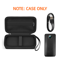 Étui rigide de voyage personnalisé en EVA pour l'électronique, rangement de gadgets, rangement de câbles, pochette d'organisation, batterie externe de gadgets numériques, étui pour écouteurs et disque dur