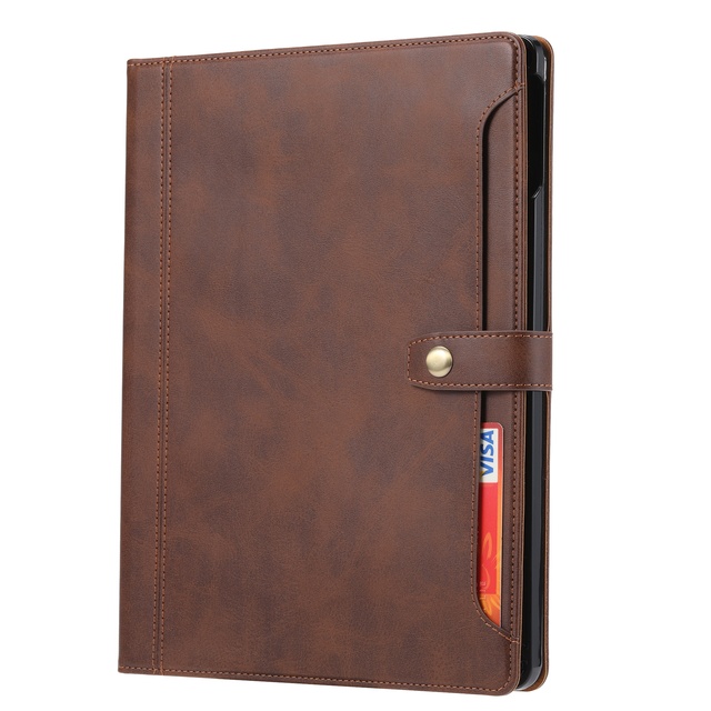Premium Leather With Pencil Holder Case for Apple iPad Pro 12.9 Inch 5th Generation 2021