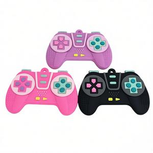 Vente directe usine : Jouet souple pour bébé, anneau de dentition en silicone de qualité alimentaire, avec boutons de manette de jeu, pour une stimulation ludique et ludique - Product Image 1