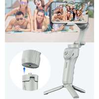 SF18 Stabilisateur de Cardan Intelligent pour Téléphone Portable 360° avec Suivi Facial Automatique IA, Perche à Selfie Trépied Connectée BT, Cardan de Suivi Professionnel
